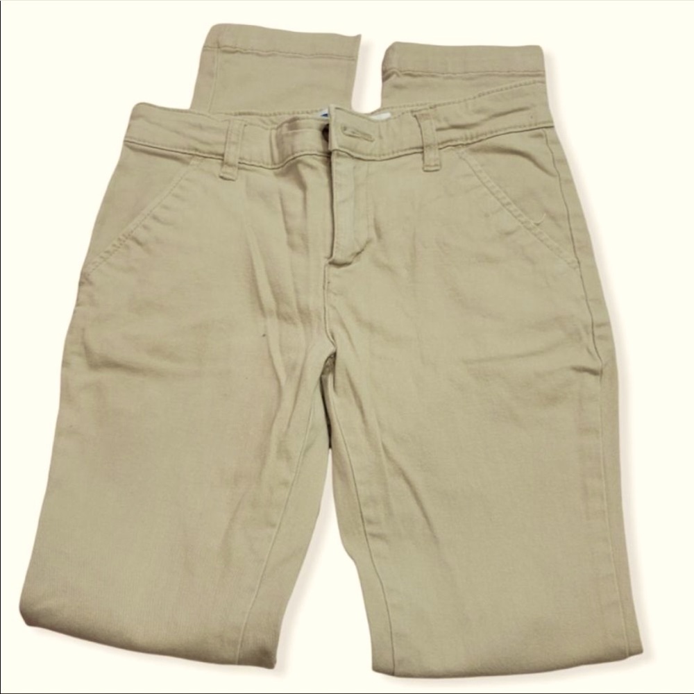 Old Navy girl’s uniform pants 12 Slim with stretch extensible, elastic waistband